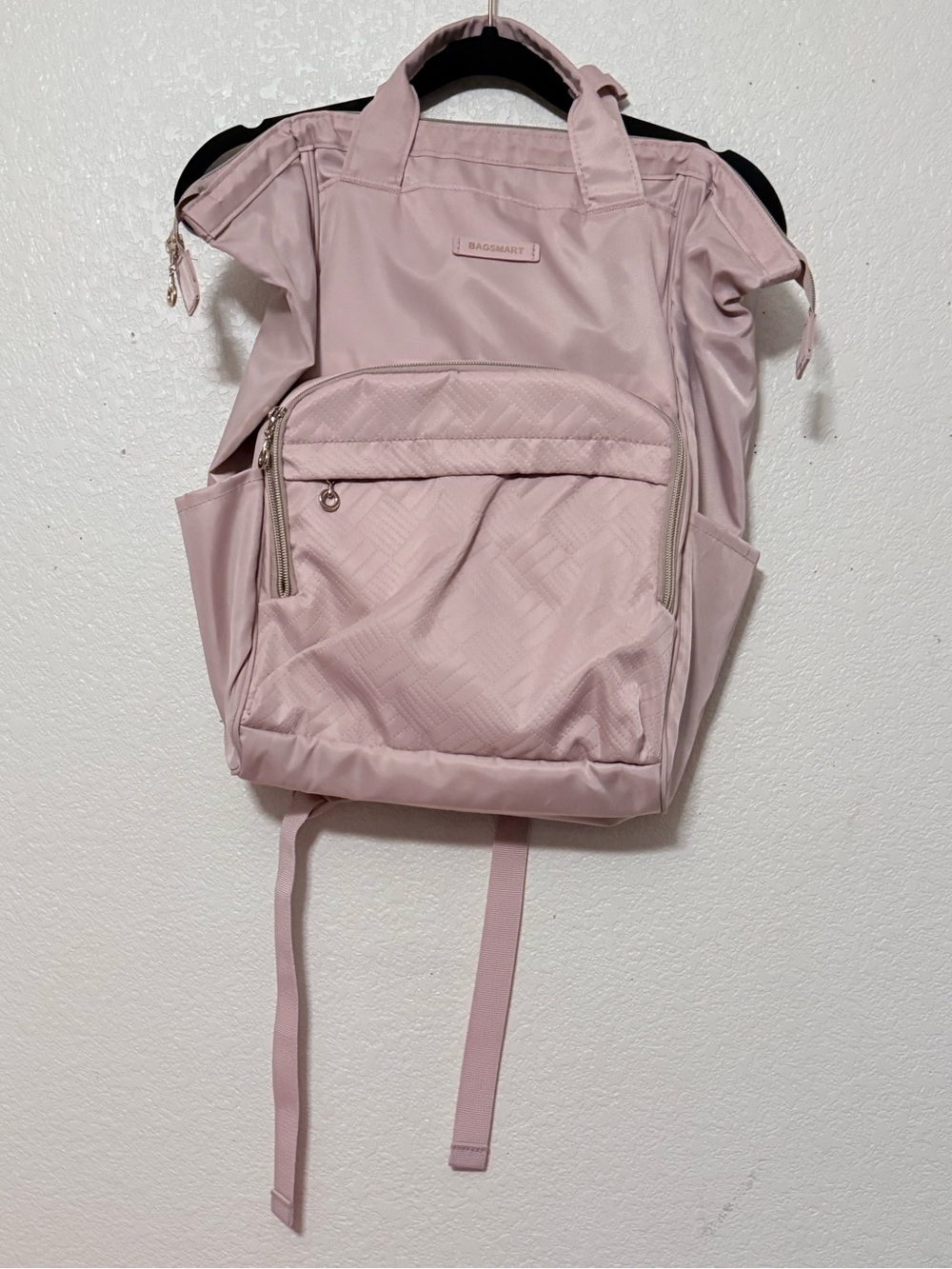 Bagsmart Pink Everyday Backpack Tote